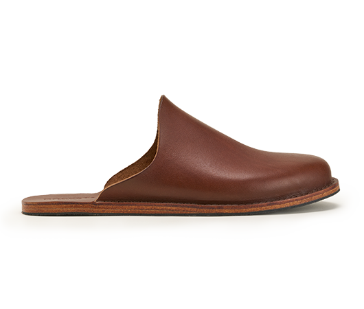 Slippers - Hector Brown vegetable tanned | Docksta Sko