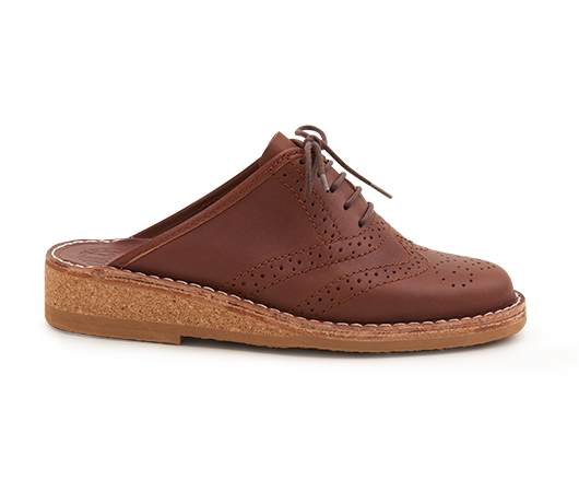 Slippers - Brogues 970 Brown Vegetable Tanned Brogues | Docksta Sko